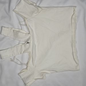 White Crop Top